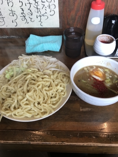 「つけそば(大盛)780+70」@麺 池谷精肉店の写真