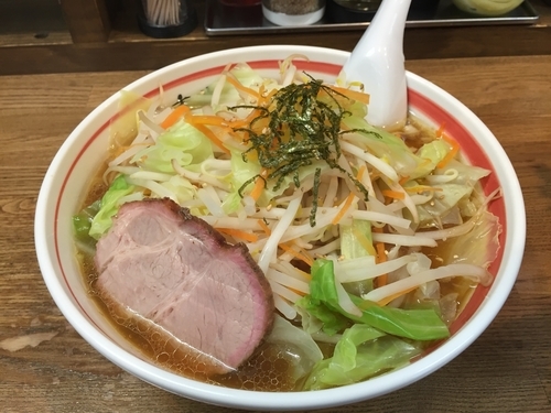 「野菜そば（大盛り）」@青竹平打ち中華そば 麺壱吉兆の写真