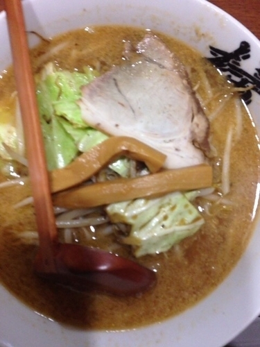 「味噌ラーメン」@横浜家系ラーメン 柿や 見附店の写真