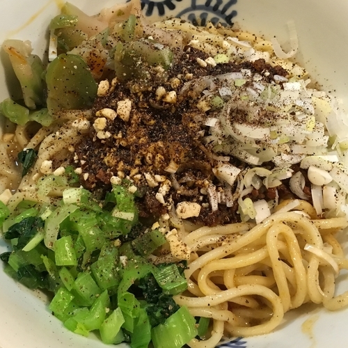 「【限定】担々まぜそば」@特級鶏蕎麦 龍介の写真