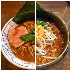 庄のラーメン＋どみその味噌ラーメン