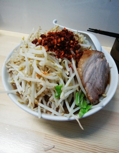 「ラーメン・野菜増し」@俺の生きる道 白山店の写真