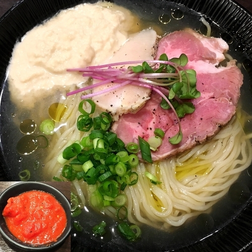 「【限定】白い鶏人(チリトマトソース付き)」@麺や 蒼輝 AOIKAGAYAKIの写真