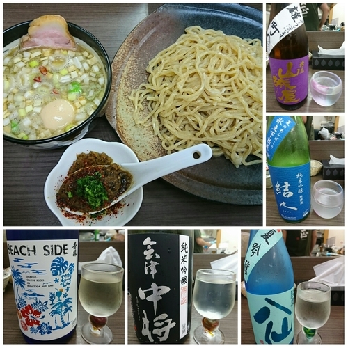 「つけそば￥800＋カレー玉￥150＝￥950」@頓知房の写真