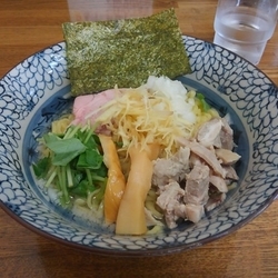 生姜どっさり背油まぜそば-追い飯付(850円)