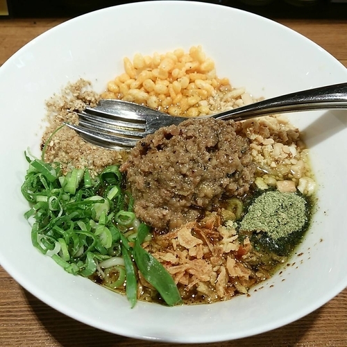 「まぜそば　豚」@まぜそば 三ツ星の写真