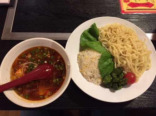 「冷し麻婆豆腐つけ麺(950円)」@中華家庭料理 宋将の写真