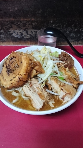 「蓮エビ小豚ラーメン 巻チャーシュー炙り」@蓮爾 登戸店の写真