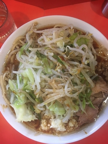 「小ラーメン➕ニンニク」@ラーメン二郎 仙川店の写真