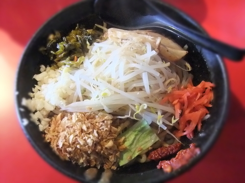 「まぜそば」@麺や 唯桜の写真