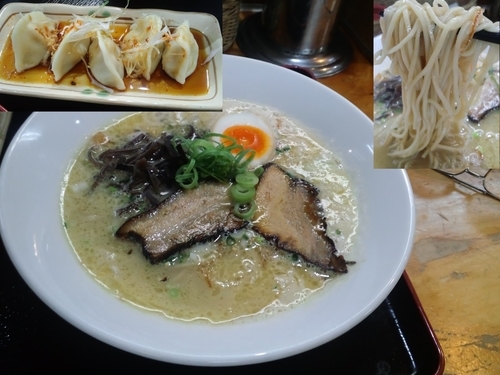 「鶏白湯らーめん780円 水餃子100円」@麺処 雄の写真