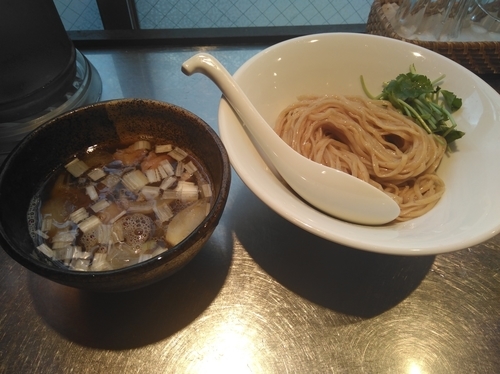 「鴨つけそば」@日の丸さんじの写真