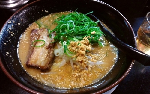 「ラーメン・味噌・チャーシュー1枚」@らーめん専門店 西松家 梅田店の写真