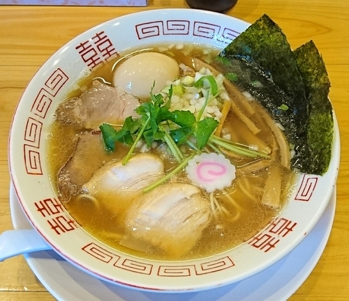 「特製バリ煮干しそば」@蕾 煮干 分家の写真