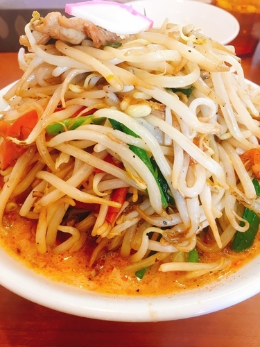 「辛いタンメン 野菜増し」@フタツメ 伊勢崎店の写真