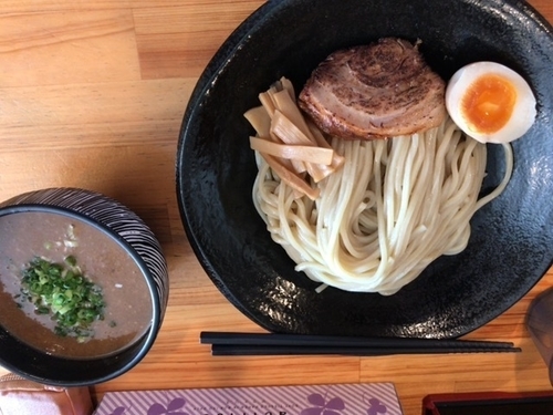 「柚子味噌つけ麺」@麺屋 花菱の写真
