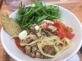 「トマトまぜソバ¥800」@アメノオトの写真