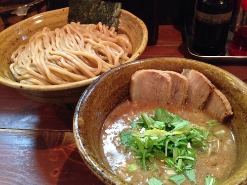「肉入りつけ麺」@麺屋 えん寺の写真