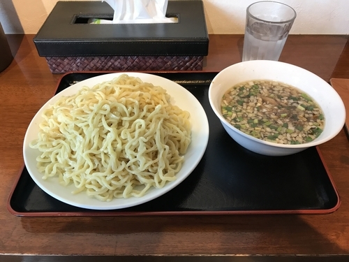 「つけ麺醤油 710円+大盛100円」@麺飯厨房 牡丹荘の写真