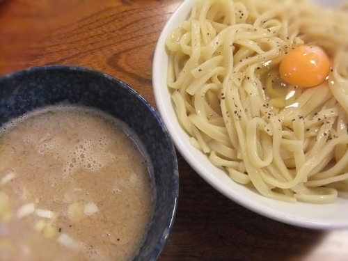「つけガンジャ（釜玉風）」@ラーメン ひかりの写真