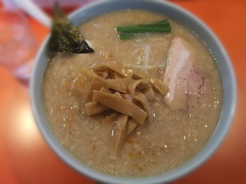 「メンマラーメン」@本格的豚骨そば まりぼの写真