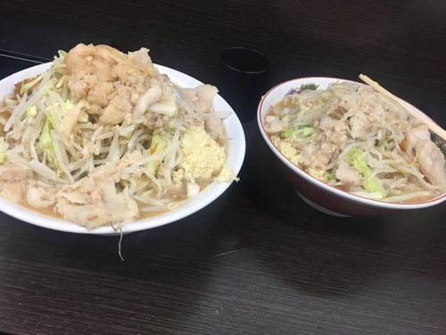 「小ラーメン（ニンニクアブラ）¥700」@ラーメン二郎 川越店の写真