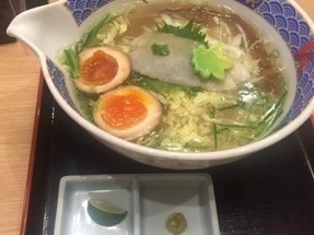 「ふぐ出汁潮らーめんお茶漬けセット¥1,400」@ふぐだし潮 八代目けいすけ 東急プラザ銀座店の写真