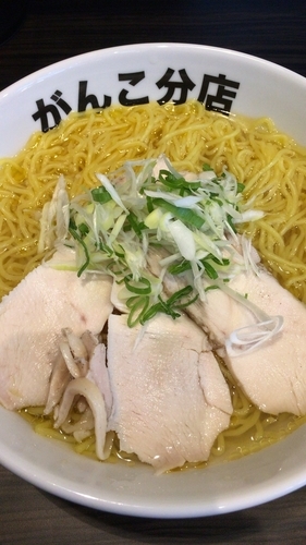 「塩らーめん鶏 大盛」@元祖一条流がんこ 総本家(二代目)の写真