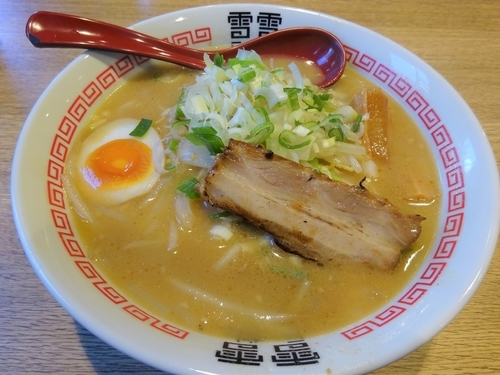 「濃厚味噌らーめん　　開店記念で500円」@雷雷らーめん 四谷店の写真