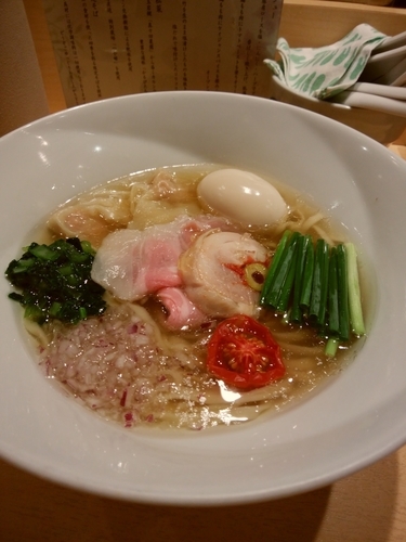 「特製塩そば」@饗 くろ㐂の写真