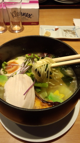 「鯛そば+チャーシュー丼」@小梅 浦和総本店の写真