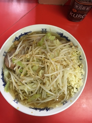 「大ラーメン ヤサイ少なめ➕ニンニク➕カラメ」@ラーメン二郎 松戸駅前店の写真