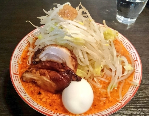 「ピリ辛ラーメン（750円）」@三代目らーめん浜田家の写真