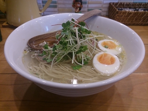 「塩SOBA+塩味玉」@麺屋 Hulu-luの写真