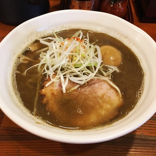 「氷見魚味らーめん+煮玉子」@らーめん 誠やの写真
