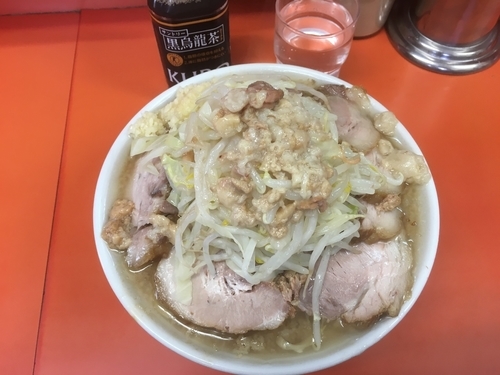 「小豚ダブル」@ラーメン二郎 神田神保町店の写真