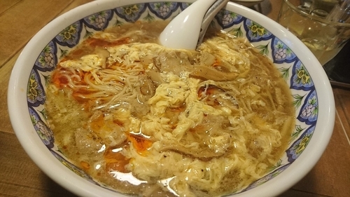 「酸辣湯麺」@中国ラーメン 揚州商人 稲毛海岸店の写真