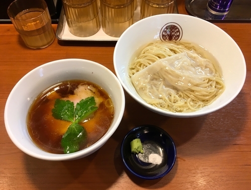 「鶏醤油つけそば」@らぁ麺とうひちの写真