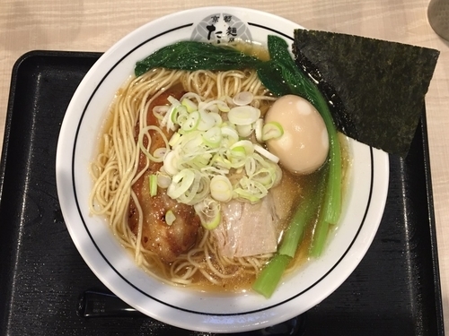 「清湯ラーメン大盛に味玉」@麺屋 たけ井 R1号店の写真