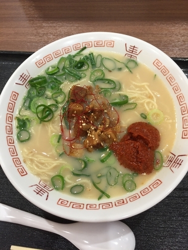 「赤とんこつ中辛 ￥６５０円」@いちろく 八尾店の写真