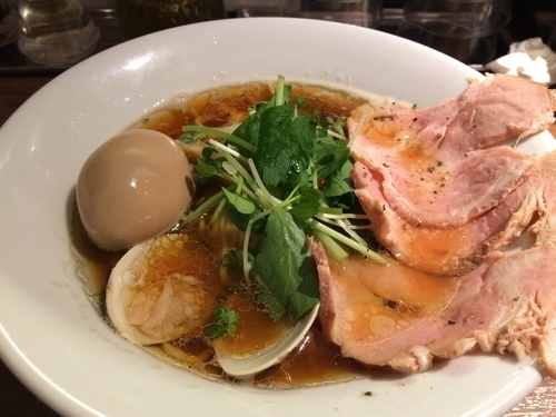 「赤鶏と蛤の淡麗中華そば」@麺屋 ねむ瑠の写真