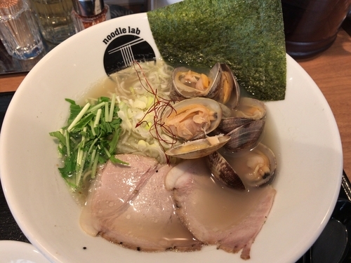 「昼10食限定:あさりラーメン750円」@noodle lab style Tの写真