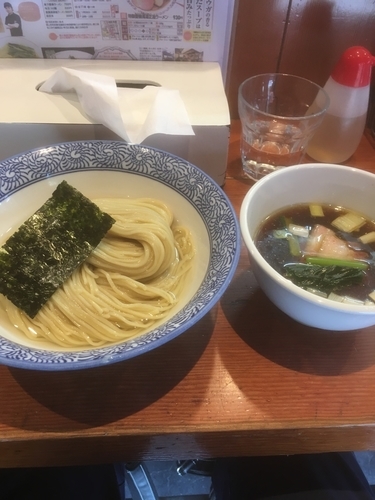 「濃厚昆布水の淡麗つけ麺中盛＋豚スタミナ丼」@麺処 ほん田の写真