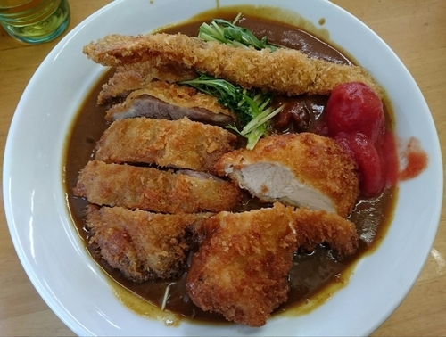 「【水無月の一杯】ぶっかけデミグラトマトカレー（C）」@MENYA 食い味の道有楽の写真