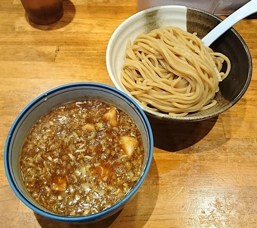 「濃厚つけ麺(並盛)」@めいげんその写真