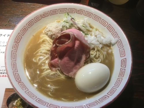 「味玉濃厚ラーメン900円、替え玉200円」@らぁめん小池の写真