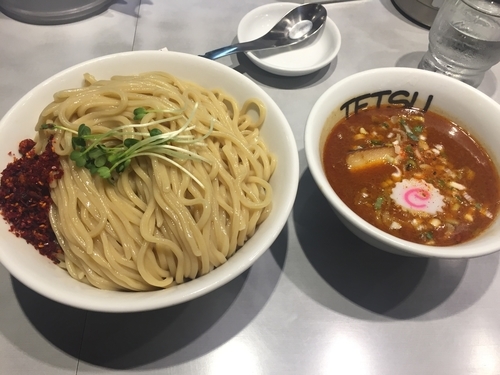「辛つけめん（特盛）」@つけめん102 大宮店の写真