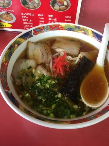 「チャーシュー麺（550¥）」@ラーメン天国 本店の写真