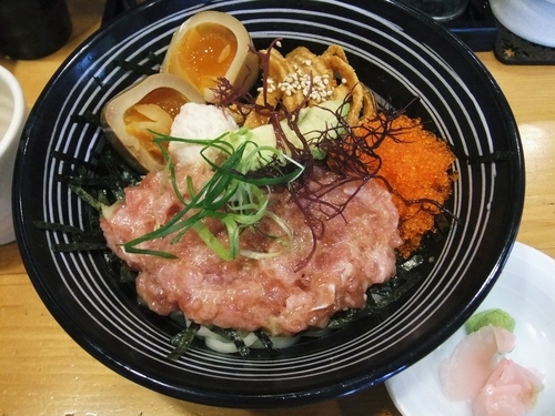 「ちらし麺（竹）（900円）」@鮮魚鶏出汁麺 沢むらの写真