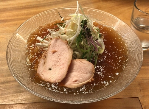 「冷やしニーボ(限定)850円」@白河手打中華そば  一番いちばんの写真